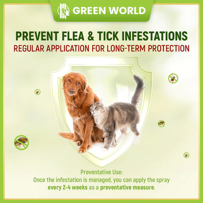 GREEN WORLD FLEA & TICK SPRAY